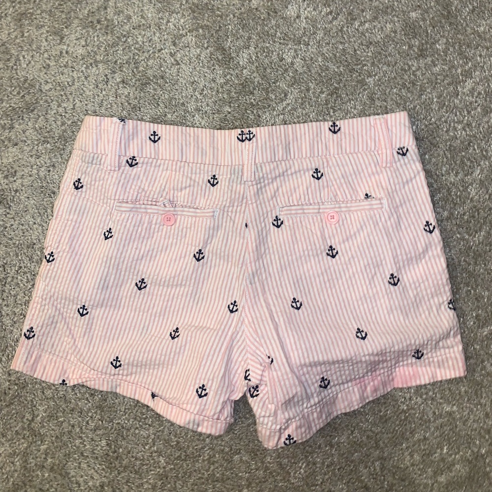 British Khaki Pink & Blue Anchor Shorts size 4 - Picture 9 of 10